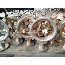 Sand casting bronze butterfly valve body